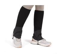 Ghette da neve impermeabili antivento per esterni, protezione per le gambe, con cinghia regolabile, per arrampicata, sci, alpinismo, nero, 36 cm