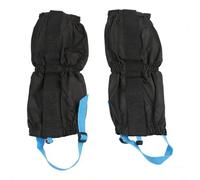 Ghette da neve impermeabili in tessuto 70D per escursionismo, con chiusura a scatto, per arrampicata e trekking, unisex, colore: nero, 38 cm