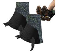 Ghette da trail e copriscarpe regolabili traspiranti, 1 paio di ghette basse per alpinismo, corsa nel deserto, escursionismo, campeggio, viaggi all'aperto, , caccia, protezione per le gambe a