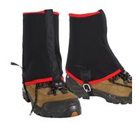 Ghette da trail running - Corda elastica nera, anti-strappo, protezione contro lo sporco | Uomini Donne Adulti Backpacking Giungla Sci nel deserto Caccia Giardinaggio Ciclista Escursione Natura