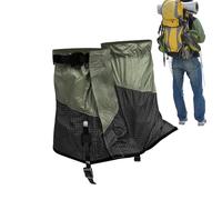 Ghette da trekking - Protezione per la vetta 20D, fasce per gambe da trekking leggere, scudo per tutte le condizioni atmosferiche, supporto robusto per pendii, sentieri rocciosi, escursioni sulla neve