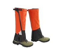 Ghette For Le Gambe, Copriscarpe Da Trekking Portatili, Ghette Da Neve Regolabili In Nylon, Adatte For Campeggio, Sci, Escursionismo E Roccia(Orange)