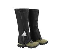 Ghette For Le Gambe, Copriscarpe Da Trekking Portatili, Ghette Da Neve Regolabili In Nylon, Adatte For Campeggio, Sci, Escursionismo E Roccia(Black)