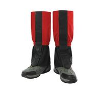 Ghette For Le Gambe, Copriscarpe Regolabili For Esterni, Copriscarpe Antineve Traspiranti For Alpinismo, For Escursionismo Sulla Neve, Alpinismo, Campeggio(Red)