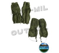 Ghette impermeabili antistrappo verde militare con cavetto acciaio