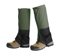 Ghette impermeabili per esterni con cinturino regolabile e vestibilità ergonomica, progettate per mantenere le gambe asciutte e protette durante le attività all'aperto (verde)