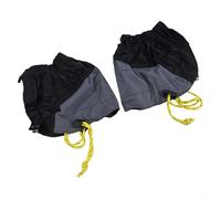 Ghette impermeabili per gambe con vestibilità stabile, progettate per il massimo comfort durante le attività all'aperto (nero)