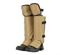Ghette impermeabili per gambe, per escursionismo, caccia, campeggio, protezioni regolabili per neve e sabbia, con tessuto Oxford 500D, resistente ai graffi, protezione per le gambe all'aperto (giallo)