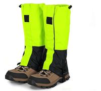 Ghette invernali impermeabili, alte 41,9 cm, per sci e racchette da neve, tessuto Oxford 600D, leggere e regolabili, adatte per attività all'aperto (verde)