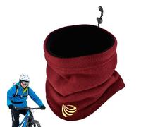 Ghette invernali - scaldacollo | scaldacollo - Outdoor Gear mezzo passamontagna caldo caldo per snowboard sci moto uso freddo lunga durata 24 x 25 cm, Vino rosso e nero.