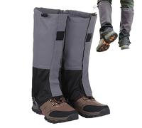 Ghette per gambe da esterno - Copriscarpe impermeabili regolabili, protezione traspirante per neve, protezione durevole per sentieri, attrezzatura leggera da arrampicata, barriera protettiva per