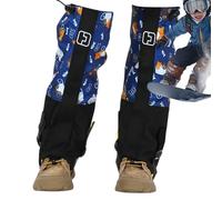 Ghette per le gambe - Ghette da neve | Coprigambe protettivi, Copriscarponi da sci impermeabili per bambini, Scudo leggero per campeggio Giovani adolescenti Bambini piccoli Ragazzi Ragazze Avventure i