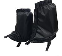 Ghette resistenti all'acqua, perfette per esplorazioni all'aperto, mantengono le gambe protette durante l'arrampicata o l'escursionismo (nero)