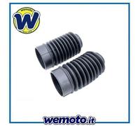 Ghette Soffietti Forcella Neri Lunghezza 160mm 42-62 TRIUMPH THRUXTON 865 EFI