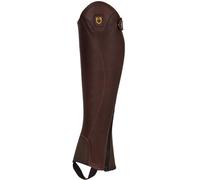 Ghette unisex in cuoio con cerniera laterale e fascia elastica Equestro