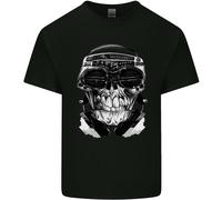 Ghetto Blaster Skull Uomo Cotone T-Shirt Tee Top