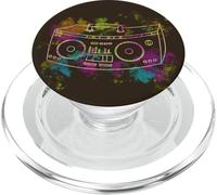 Ghetto Blaster Y2K anni '80 anni '90 colorato Boom Box PopSockets PopGrip per MagSafe