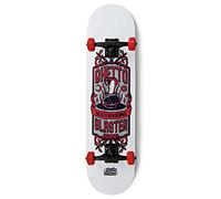 GHETTOBLASTER Skateboard 80x20 cm - Skateboard Bambino - Skateboard Adulto - Skateboard Da Trick già assemblato - Tavola in Acero 7 Strati - Cuscinetti Abec 9 - Ruote Skateboard 53