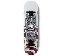 GHETTOBLASTER Skateboard 80x20 cm - Skateboard Bambino - Skateboard Adulto - Skateboard Da Trick già assemblato - Tavola in Acero 7 Strati - Cuscinetti Abec 9 - Ruote Skateboard 53
