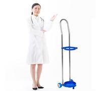 GHFXSCV Carrello portabombole di Gas, Silenzioso e Leggero, con Ruote per Un Facile stoccaggio e Trasporto in Ambienti Medici e Domestici.