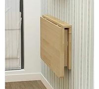 GHFXSCV Tavolo Pieghevole da Parete - Scrivania in Legno salvaspazio per Piccoli spazi. Staffa Robusta. Elegante Tavolo Galleggiante per Sala da Pranzo, Ufficio, Cucina e Altro Ancora.