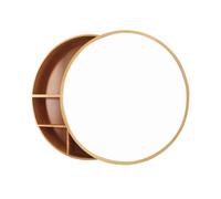 GHHDPDMJ Armadietti con Specchio da Bagno in Legno massello, armadietto con Specchio da Bagno con Design Push-Pull, Materiali ecocompatibili, Specchio da Bagno in Legno con Specchio al Mercurio ad al