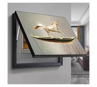 GHHQQZ Dipinti Scatola Decorativa Ripiano Orizzontale Copri Quadro Elettrico Nascondi Contatore Accanto alla Libreria dello Studio(B,35x45cm)