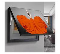 GHHQQZ Dipinti Scatola Decorativa Ripiano Orizzontale Copri Quadro Elettrico Nascondi Contatore Accanto alla Libreria dello Studio(D,60x80cm)
