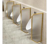 GHHVFEC Parete divisoria per orinatoio a Parete, in Vetro temperato, Ideale per Uomini, Perfetta per bagni Commerciali e strutture pubbliche.