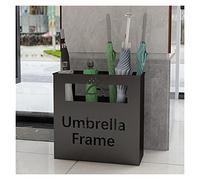 GHHVFEC Portaombrelli con Vassoio di drenaggio, Supporto per ombrelli da Interno ed Esterno, Elegante Supporto Nero per ombrellone per Uso Domestico e Commerciale, Design Resistente e salvaspazio.