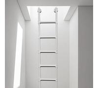 GHHVFEC Scala antincendio Multiuso da 100 a 300 cm, Scala di Emergenza in Metallo per soppalco, Villa, Letto a Castello, Montaggio a Parete, Ideale per la Sicurezza Domestica, finestre del