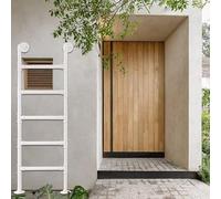 GHHVFEC Scala di Emergenza in Metallo Bianco per soppalco, Cantina, Villa e Garage, Scala a pioli da Parete da 3,3 a 9,8 Piedi con Finestra per Letto a Castello, Uso Interno (100 cm/39 pol