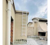 GHHVFEC Scala di Fuga per impieghi gravosi da 6,6 Piedi per Parete Esterna, seminterrato, pozzo, Finestra, soppalco, Letto a Castello a Due Piani, Letto Singolo, Scala Laterale con piolo