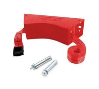 GHHVFEC Supporto per bombole di Ossigeno, Leggero, da Parete, con Viti - Set di 5 Supporti Resistenti per bombole di Ossigeno, Ideale per casa, Ospedale, Clinica e Fabbrica (Rosso)