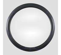 GHHVM Auto Coprivolante per Ford Fiesta Mk5 Mk6 Mk7 St Granada II Limousine, PU Coprivolante in Volante Antiscivolo Traspirante Durevole, Accessori Auto Interno,B-O Type