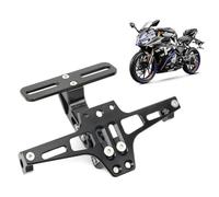 GHHVM Portatarga per Moto per Benelli TNT 125 2020, Porta Targa Moto Regolabili Eliminatore Parafango Moto Accessori Numero di Targa Telaio