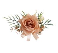 GHHZML BoutonnièRe Simulato Corpetto Floreale Sposa Spilla Pin Fiore Artificiale all'occhiello di Seta boutonnieres Calla Giglio Sposo | Color14