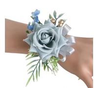 GHHZML BoutonnièRe Simulato Corpetto Floreale Sposa Spilla Pin Fiore Artificiale all'occhiello di Seta boutonnieres Calla Giglio Sposo | Color8