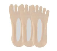GHHZML Calzini Con Dita Separate Donna 3 paia/lotto di calzini estivi Five Fingers invisibili con dita sottili, in cotone, morbidi, traspiranti, deodoranti e, da donna(Color 05)