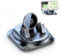GHHZML Forte Supporto A Ventosa Con Base Antiscivolo Supporto for Telefono for Auto Rotazione A 360 Gradi Universale Regolabile Cruscotto Navigazione Magnetica Interna Conducenti(1)