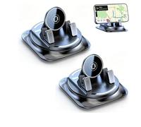 GHHZML Forte Supporto A Ventosa Con Base Antiscivolo Supporto for Telefono for Auto Rotazione A 360 Gradi Universale Regolabile Cruscotto Navigazione Magnetica Interna Conducenti(2)