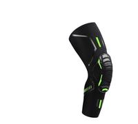 GHHZML Ginocchiera Sportiva 1 PC Sport Ginocchio Supporto Compressione Ginocchiere Antiurto for la Corsa Ginocchiera Unisex(1 Piece Black Green,L)