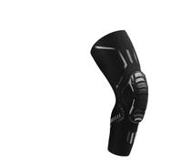 GHHZML Ginocchiera Sportiva 1 PC Sport Ginocchio Supporto Compressione Ginocchiere Antiurto for la Corsa Ginocchiera Unisex(1 Piece Black Grey,M)