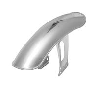 GHHZML Parafango Mountain Bike Parafango Posteriore in PVC for Moto, parafango paraspruzzi, Staffa for retrofit for Honda(Silver Front Fender)
