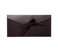 GHHZML Partecipazioni Matrimonio Buste di carta iridescenti vintage da 10 pezzi for lettere postali Set buste lettera Kraft for cartoline regalo invito a nozze per il Fai Da Te(Long-coffee)