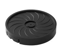 GHHZML Porta Piante da Interno Sottovaso per Vasi da Fiori con Ruote Contenitore Piante Resistente dell'Acqua Vassoio Rotanti Il Balcone del Giardino di Casa(Black S)