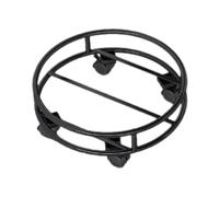 GHHZML Portavasi da Interno Robusto Supporto for vasi for Piante rotanti con Ruote Portafiori mobili Serratura Portavasi Rotondo Silenzioso for Uso Esterno(Black)