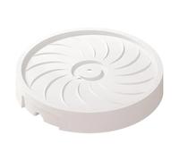 GHHZML Portavasi da Interno Sottovaso per Vasi da Fiori con Ruote Contenitore Piante Resistente dell'Acqua Vassoio Rotanti Il Balcone del Giardino di Casa(White M)