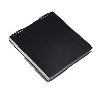 GHHZML Quaderno A Spirale 1 blocco note flip notebook sketch book cancelleria B5 diario foglia(Black)