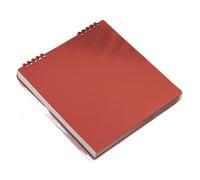 GHHZML Quaderno A Spirale 1 blocco note flip notebook sketch book cancelleria B5 diario foglia(Red)
